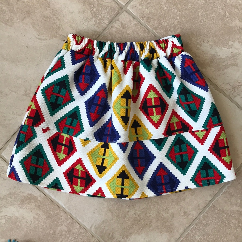 Colorfull short skirt - Picture 3 of 8